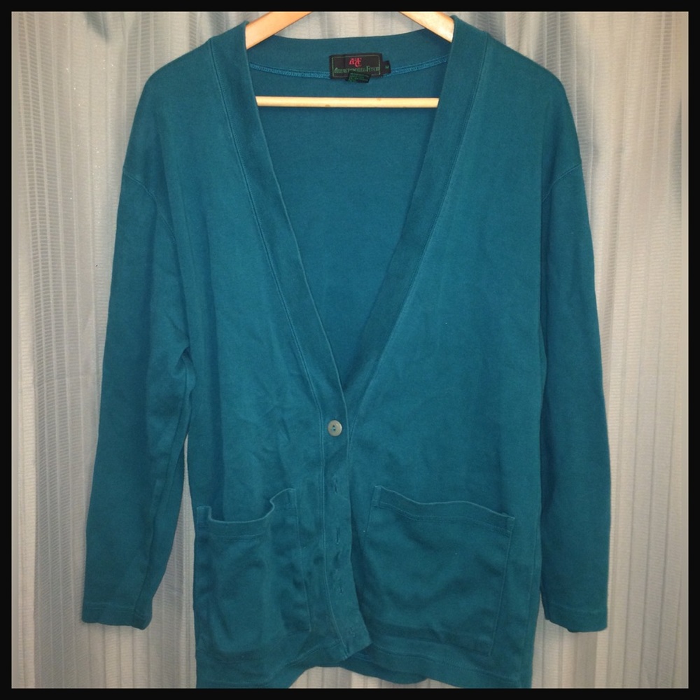Teal Turquoise Cardigan